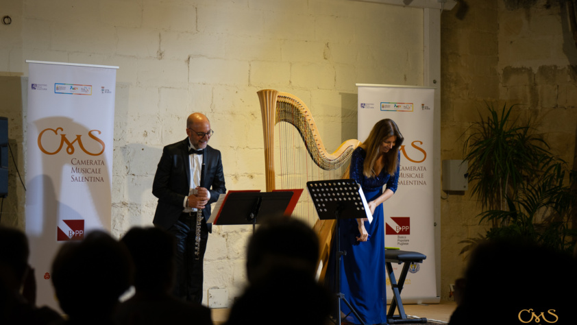 Fotogallery: Luigi Bisanti e Alessandra Targa, flauto e arpa @ Sala Giardino, Lecce